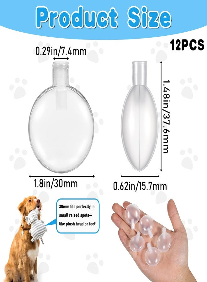 Alrhso Replacement Squeakers for Dog Toys, 12 Pcs 3cm/1.18In Toy Noise Maker Plush Toy Repair Airbag Squeakers for DIY Repair Dog Cat Toys - Image 2